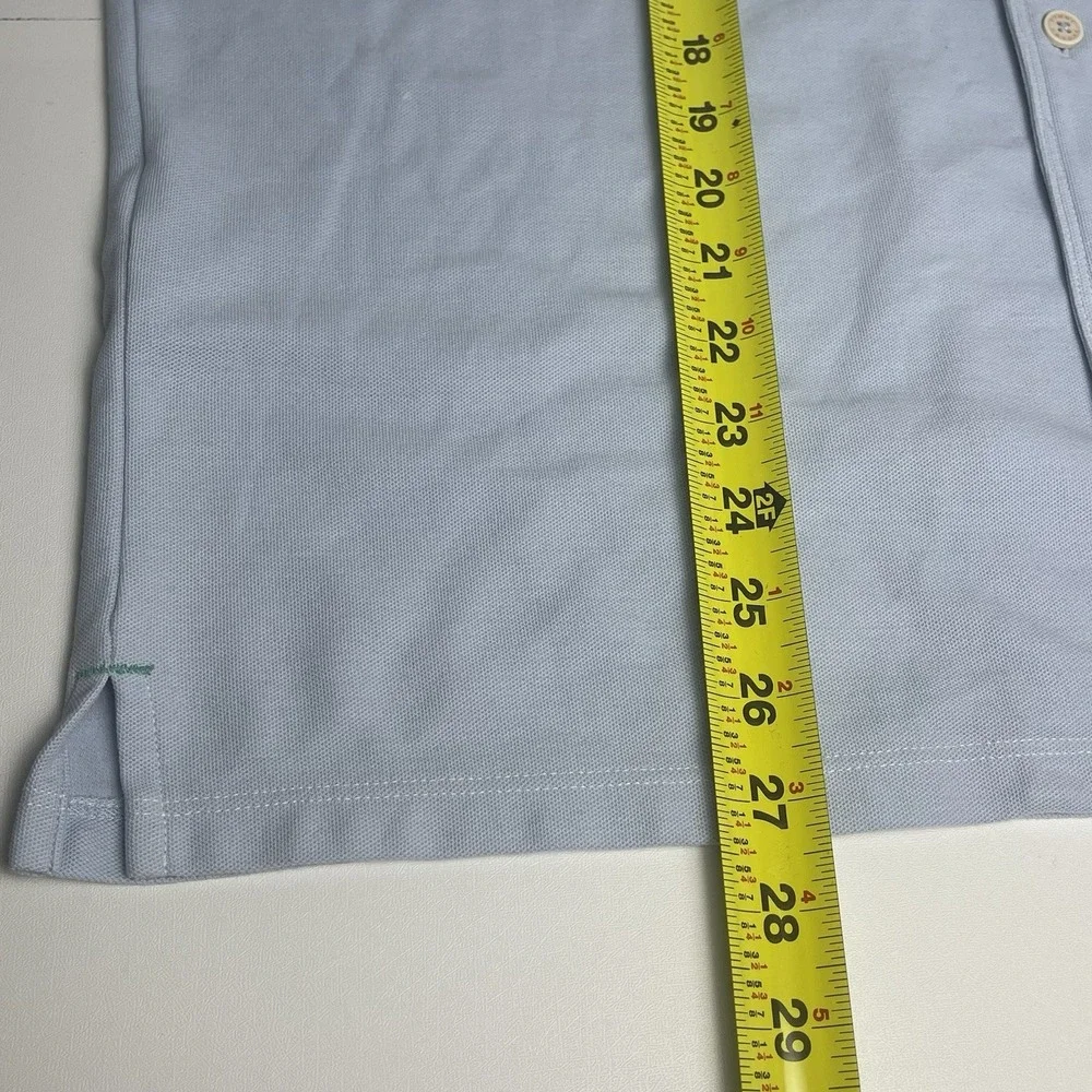 Tommy Bahama Island Zone Medium Blue Supima Camp Loop Collar 37.5 Technology - Picture 11 of 13